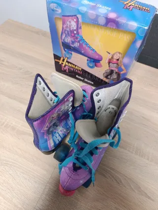 Patines 4 ruedas paralelas Hannah Montana talla 41