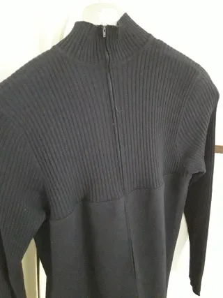 Abito lana blu scuro