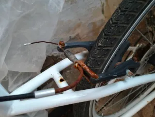 Bicicleta Urbana Blanca - Ideal para restauración