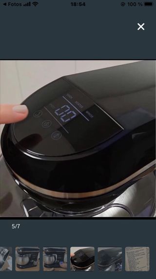 Amasadora batidora Briebe Inoxidable 5L KM1164