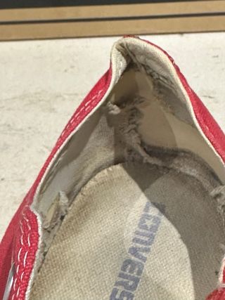 Converse all-star chuck bajas rojas