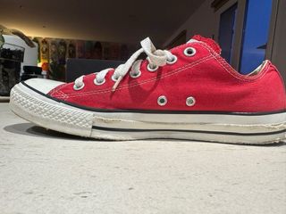 Converse all-star chuck bajas rojas