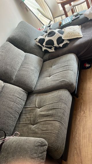 Chaiselongue 3/4 plazas gris marengo