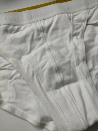 Slip blanco Punto Blanco talla L, algodón 93%