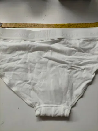 Slip blanco Punto Blanco talla L, algodón 93%