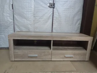 Mueble TV madera estilo rústico