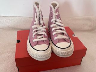 Zapatillas Converse Chuck 70 Hi Leather Sherpa