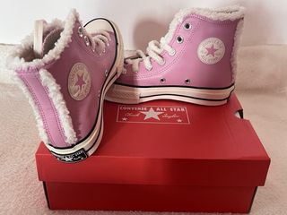 Zapatillas Converse Chuck 70 Hi Leather Sherpa
