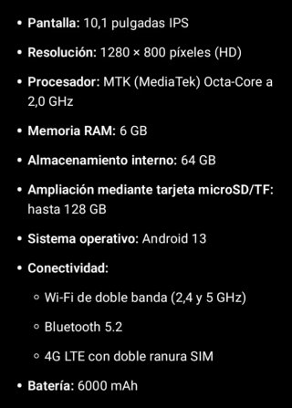 Tablet losei F11