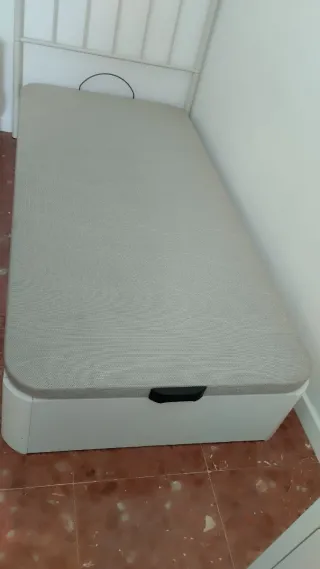 Canapé 90x190 color blanco