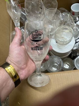 Lote vasos platos cafe