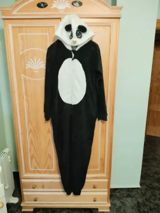 Mono pijama de oso panda