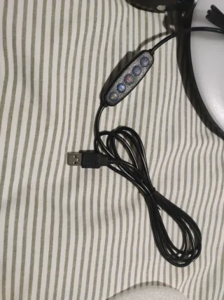 Aro de luz espejo, sin usar