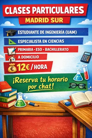 Clases particulares para todos los niveles