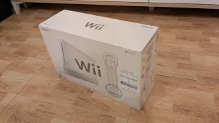 Caja Nintendo wii + wii sport + wii sport resort