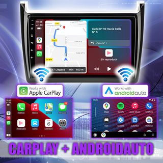 PANTALLA GPS VOLKSWAGEN POLO 2011-2016 CARPLAY