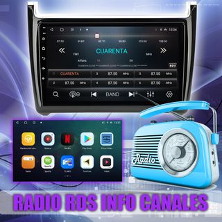 PANTALLA GPS VOLKSWAGEN POLO 2011-2016 CARPLAY