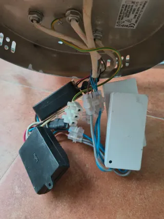 Lampara de techo de cristal con 3 modos de luz