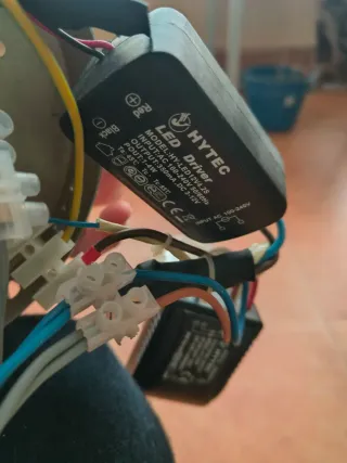 Lampara de techo de cristal con 3 modos de luz