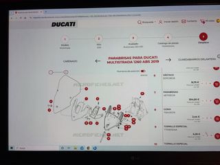Parabrisas para Ducati Multistrada 1260