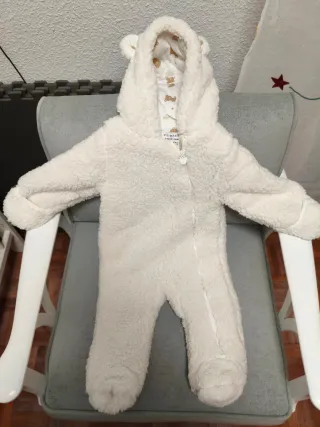 Buzo polar oso para bebe 6/9 meses