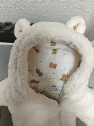 Buzo polar oso para bebe 6/9 meses