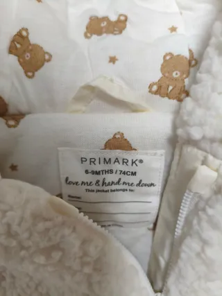 Buzo polar oso para bebe 6/9 meses