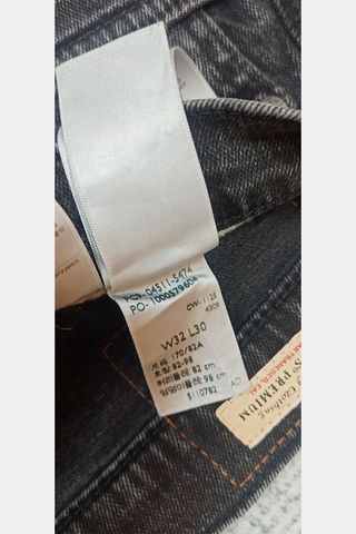 Pantalones Levi's 511 Slim Fit Negros