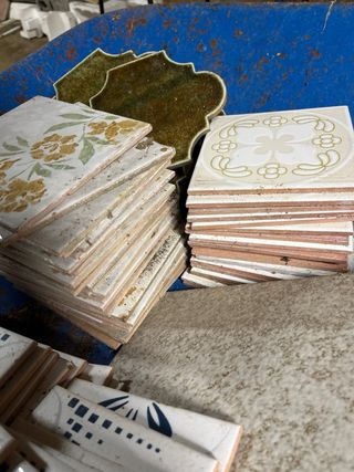 Baldosas vintage decorativas