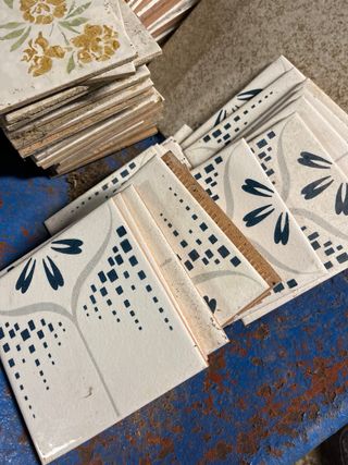 Baldosas vintage decorativas