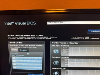 Intel NUC7i7BNH SSD 500GB RAM 16GB WINDOWS 10 PRO