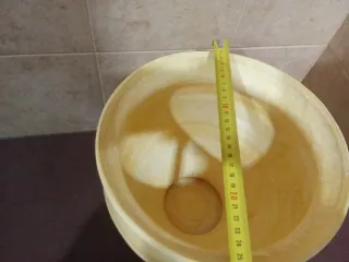 Masetero redondo de terracota