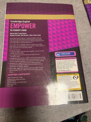 Libro ingles B2 empower