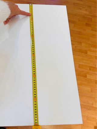 Mostrador tienda madera blanco