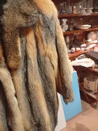 Chaquetón piel de zorro