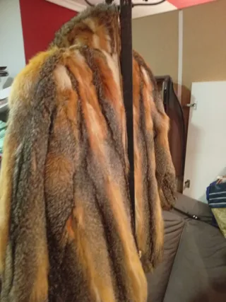 Chaquetón piel de zorro