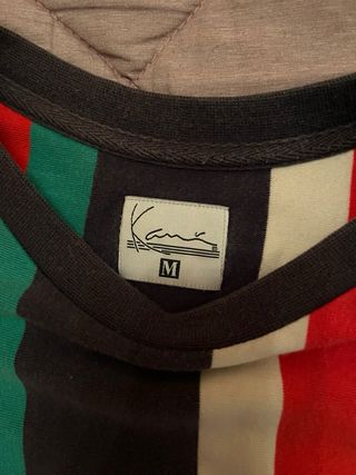 Camiseta Karl Kani Rayas Multicolor