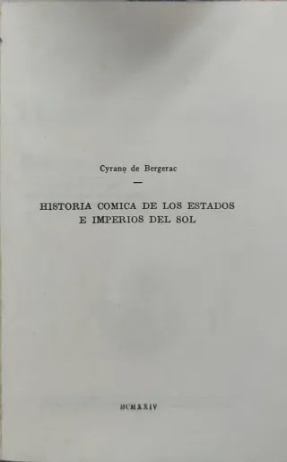 Historia cómica de los Estados e Imperios del Sol