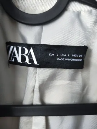 Abrigo gris Zara