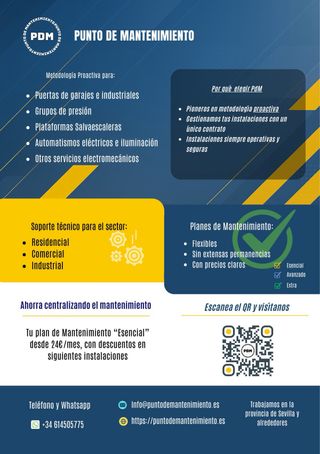 Mantenimiento y reparación electromecánicas