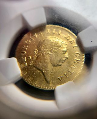Moneda Oro 1/2 Guinea George III 1809