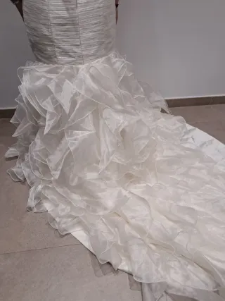Vestido de novia palabra de honor  talla 40