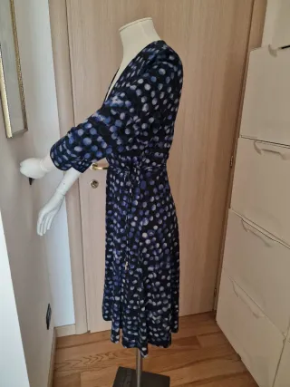 abito blu elasticizzato tg s