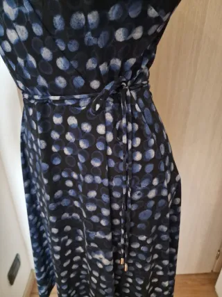 abito blu elasticizzato tg s