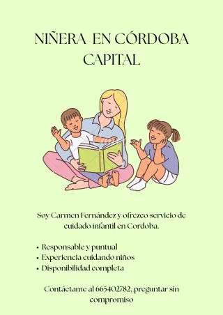 Niñera en Córdoba