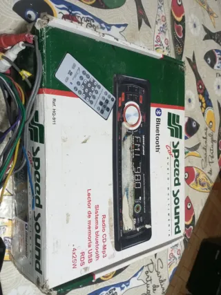 Radio CD MP3 USB Bluetooth coche 1Din