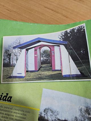 Tienda de campaña de los 90.