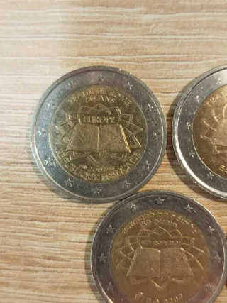 MONEDAS DE 2 EUROS CONMEMORATIVAS. TRATADO DE ROMA