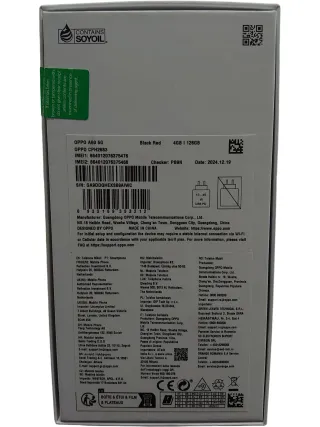 Oppo A60 5G 128GB (CPH2683) Nero Rosso