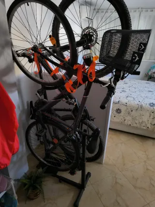 Soporte Bicicleta Negro